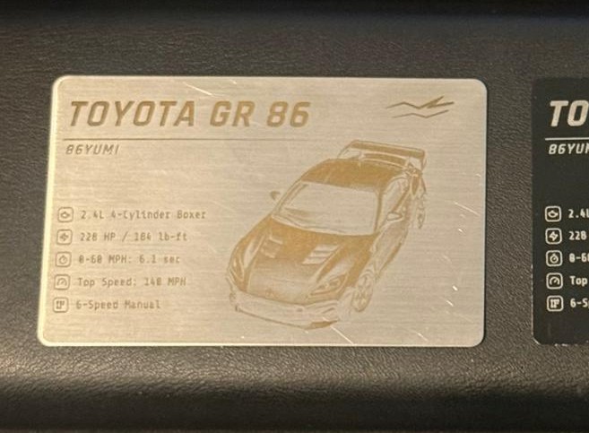 TOYOTA GR 86 PhantomSlate owned by 86YUMI